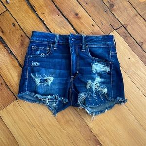Never worn American eagle jean shorts